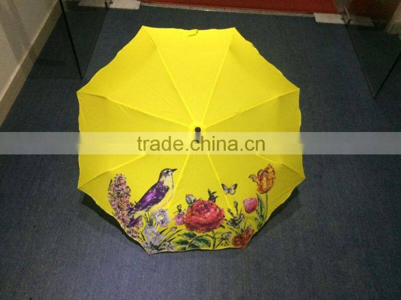 Mini flower folding umbrella with customs printing