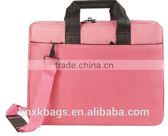 promotional pink laptop bag with customized logo