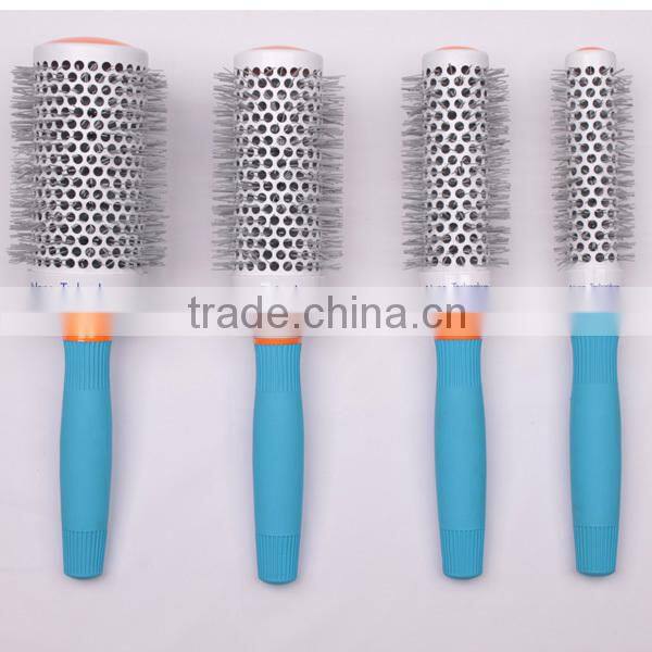 2014 new hot ceramic hair brush,nano tachnology ionic hair brushes