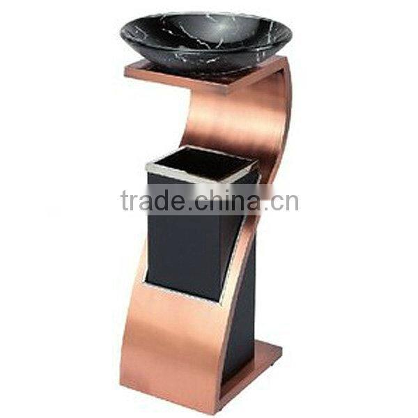 Lobby Stainless Steel Ground Cigarette Dust Bin, Waste Storage Bin Cheap Price