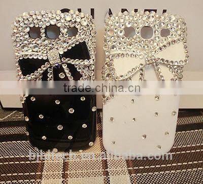 China manufacturer bling bowknot diamond design case for cell phone