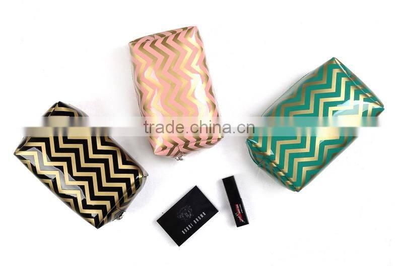 Europe Market Eco-Friendly Cosmetic Bag PVC Surface Material