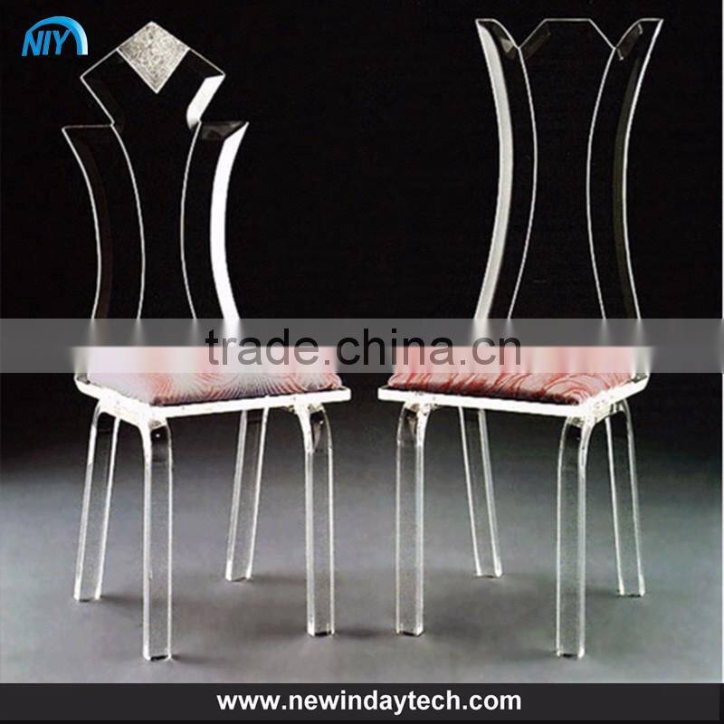 custom acrylic new design chairs,,modern acrylic designer chairs for dinning rooms