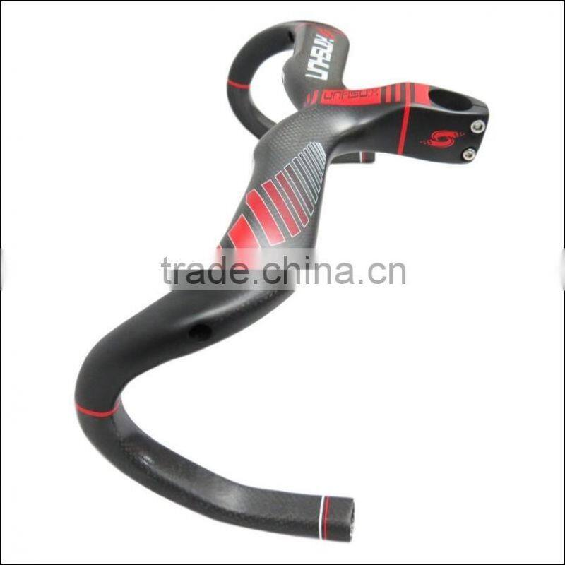 2016 mountain bikes carbon handlebar mtb road bike accessories bicycle parts grips with stem xinshun brands BH2321