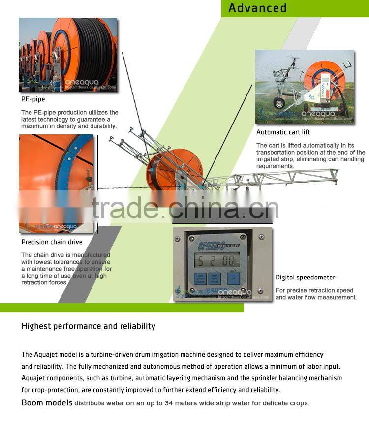 hose reel irrigation machine 75-400