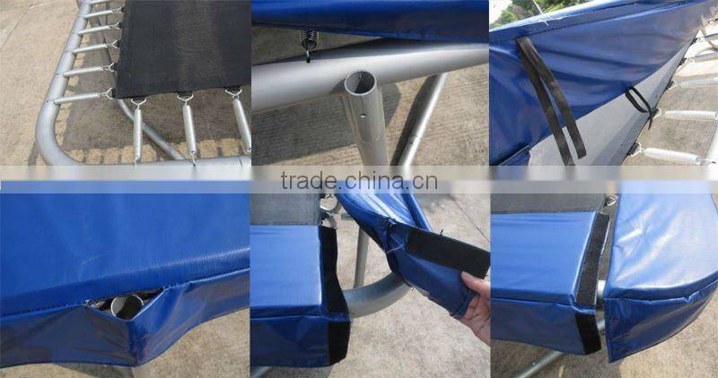 8*12FT Rectangle Trampoline with Safety Net for High Jump for Sale