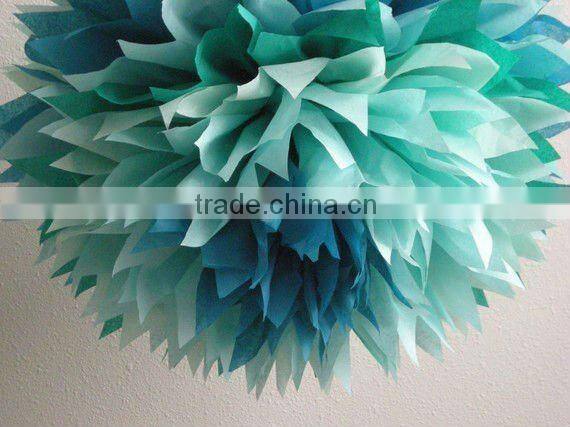 Christmas tissue small paper flowers