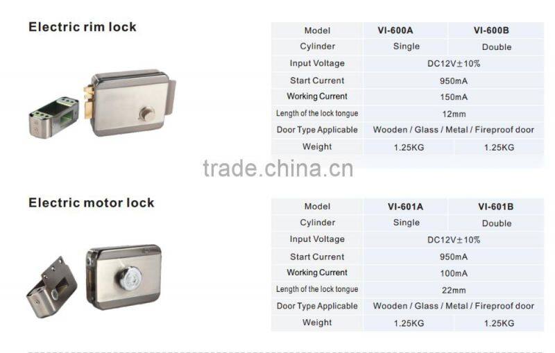 Vians electric lock electric rim lock with lower power consumption