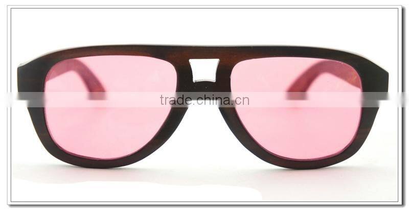 Top Selling Aluminium Wood Sunglasses Layers Wood With Comfortable Adjustable Rubber End