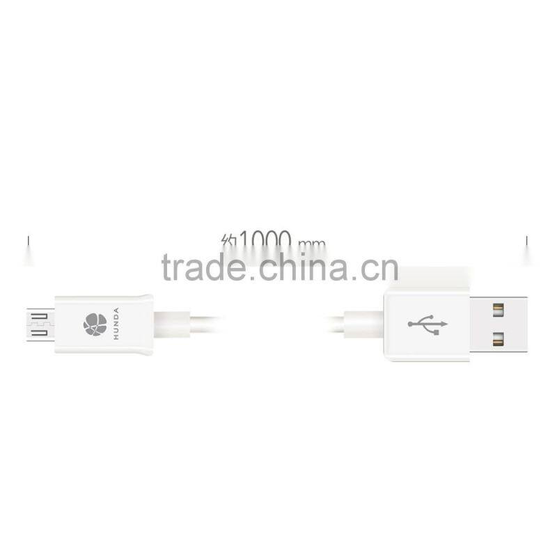 2.1A output high speed micro sync data charging transmission cable for Samsung android devices