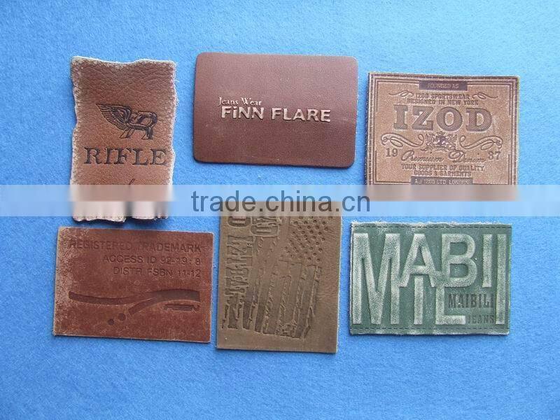 wholesale leather jeans patch