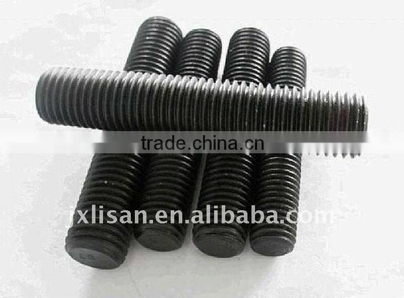 black threaded rod