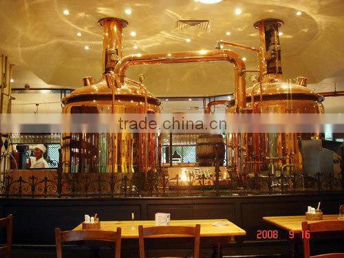 copper beer mash tun 2bbl beer fermenting equipment