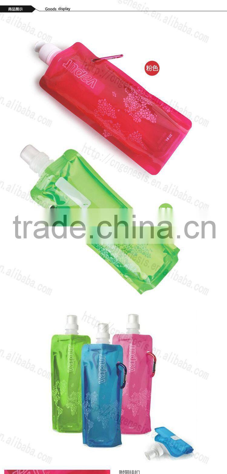 2016 innovative foldable trigger spray bottle with clip