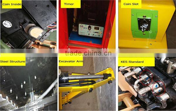 Children Games amusement rides electric toy excavator