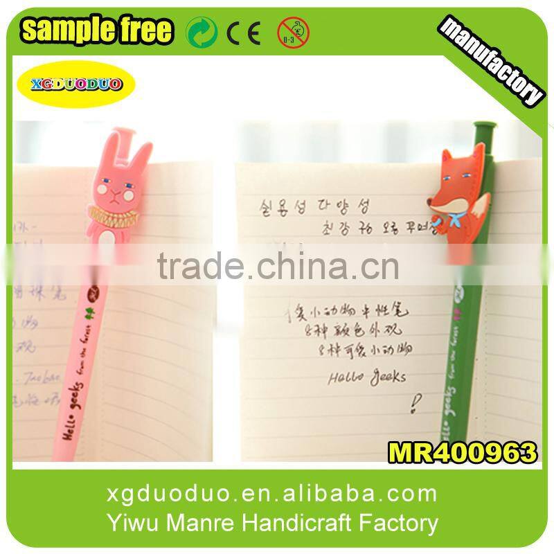 wholesale cheap 3D Spring cartoon people wooden ball pen