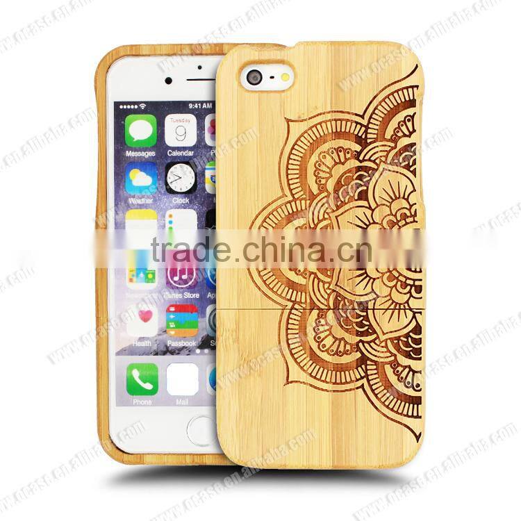 Wood Bamboo Phone Case For Iphone 5 Cover Phone Accessory