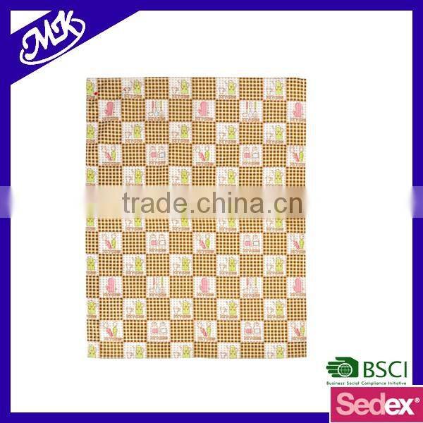 cheap custom design hot transfer printed cotton tea towel