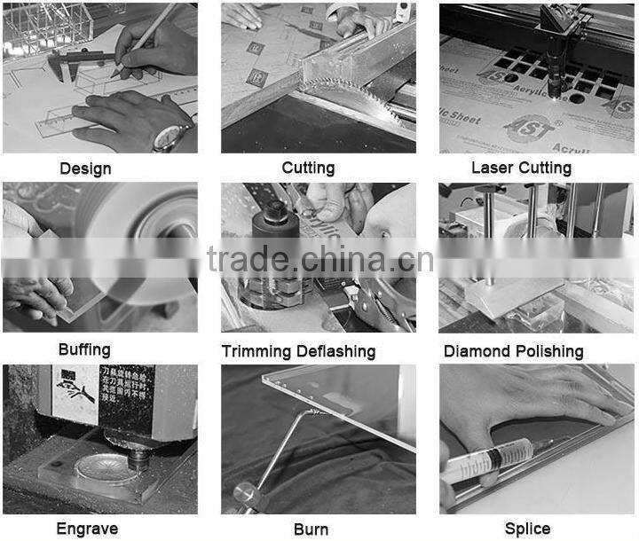 customized 2017 V shaped acrylic calendar calendar display holder