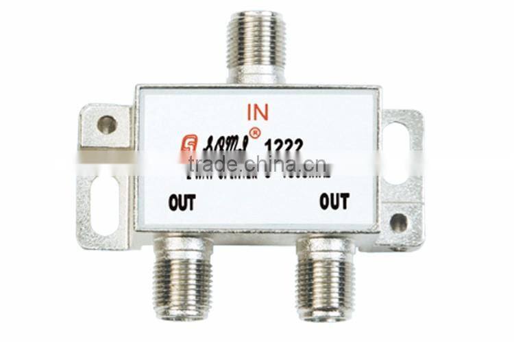 Hot selling cheap home 2 way cable tv splitter