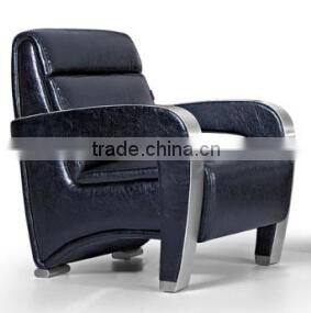 1+1+3 stainless steel leather office furniture sofa G-314