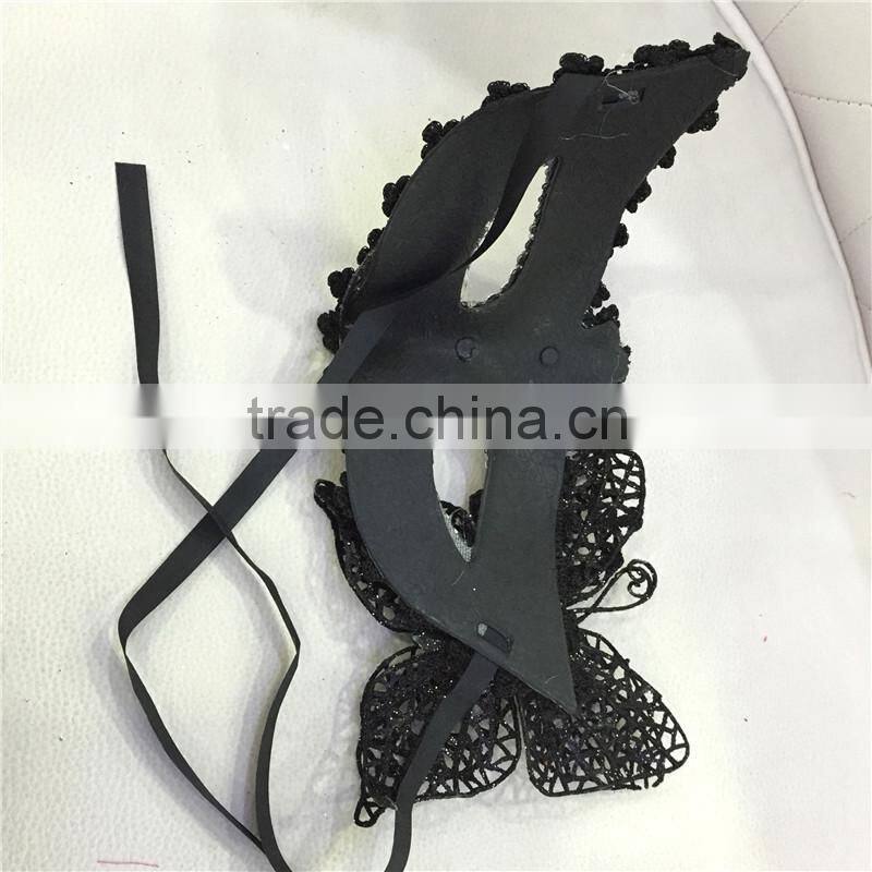 Fashion party mask, venetian mask, halloween mask with flower