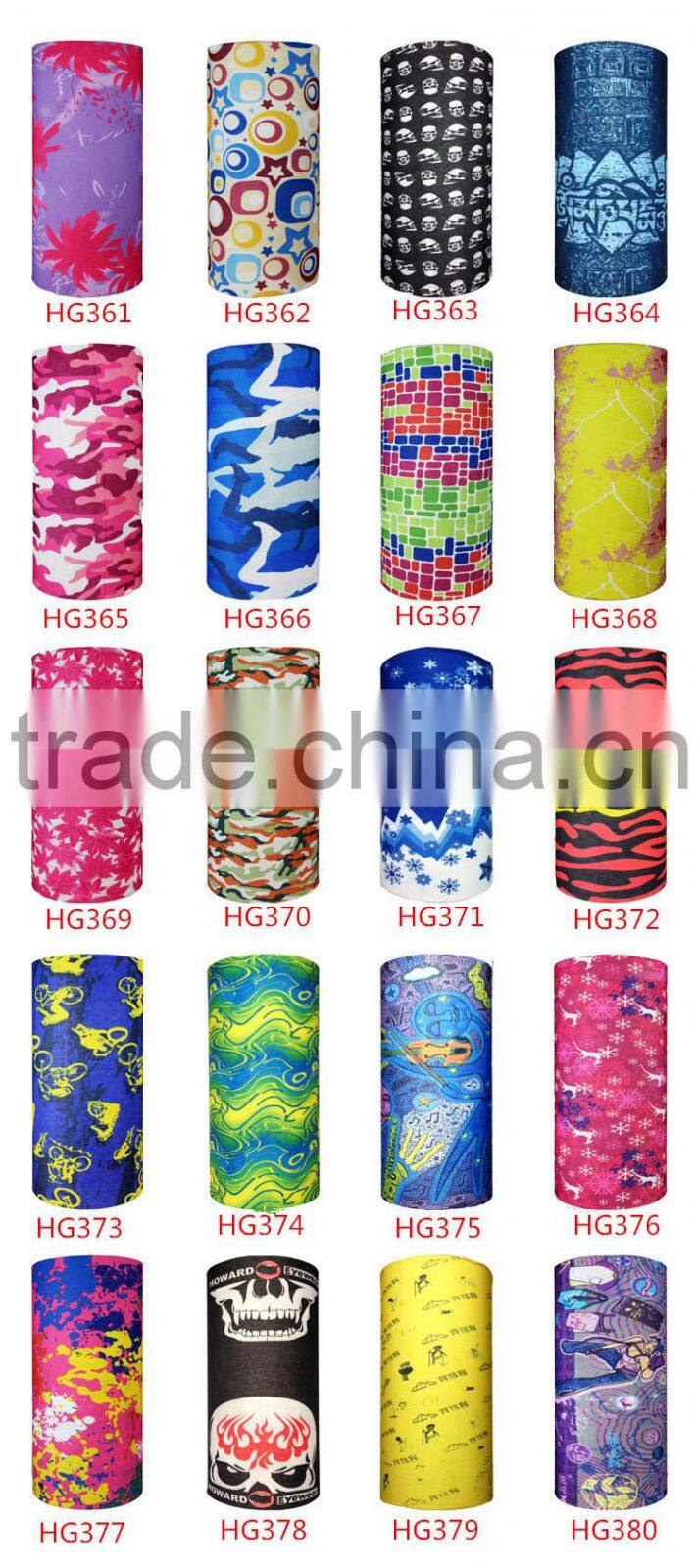 multifunctional seamless tube bandana stretchy headbands