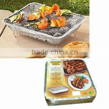 Disposable Instant BBQ Grill and Used for Camping