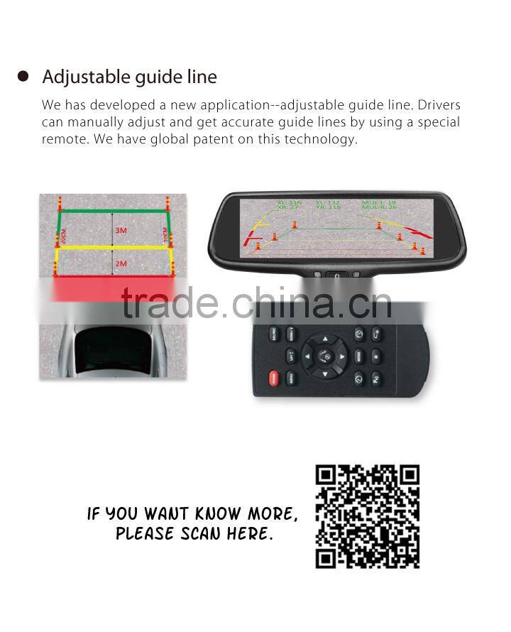 Germid Smart Rearview Mirror with Player and Wifi Mirror Link function