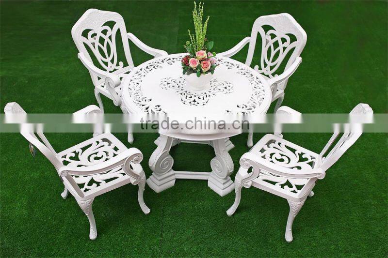 2015 cheap hot sale white wedding chairs and tables for sale dinner set