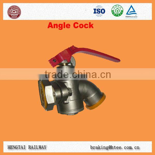 Railway locomotive brake angle cock /angle valve with UIC standard