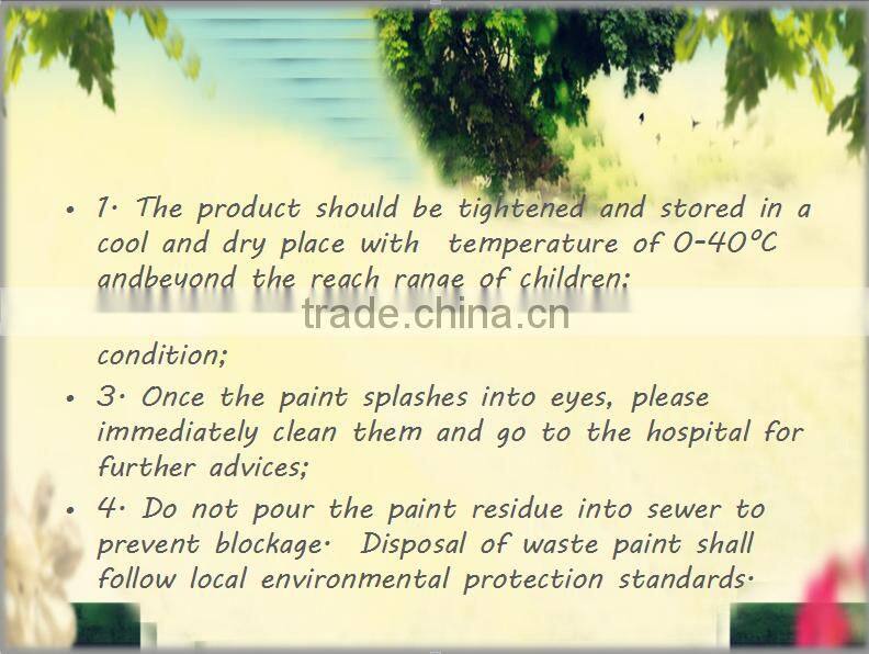 Environmental exterior stone spary paint for wall stone effect