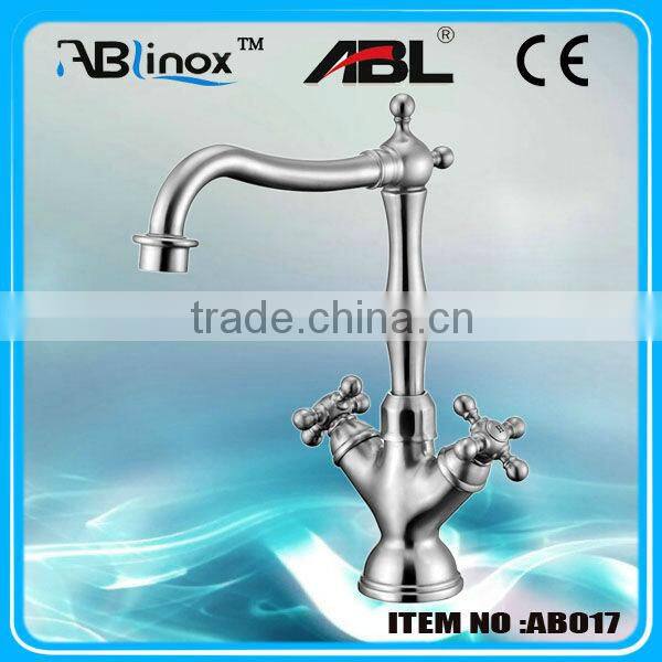 Classical Style SS two handle upper kitchen faucet