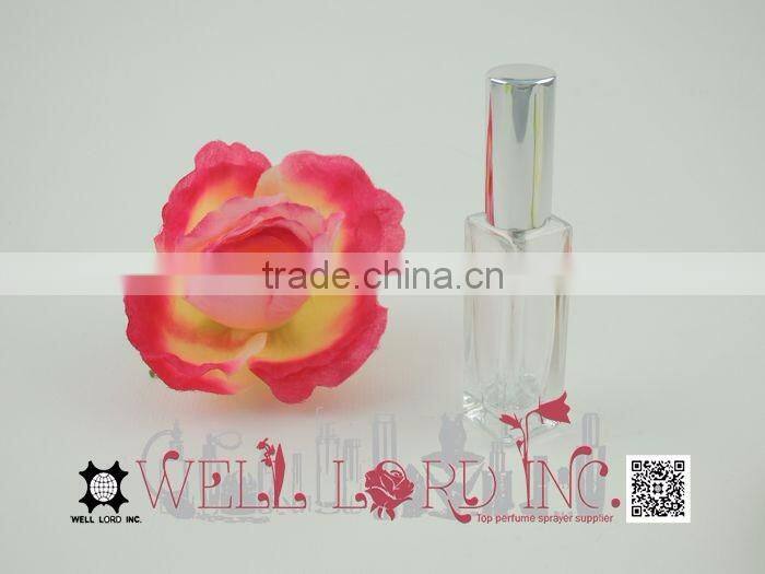 7ml fashion colorful with gold cap perfume pump sprayer