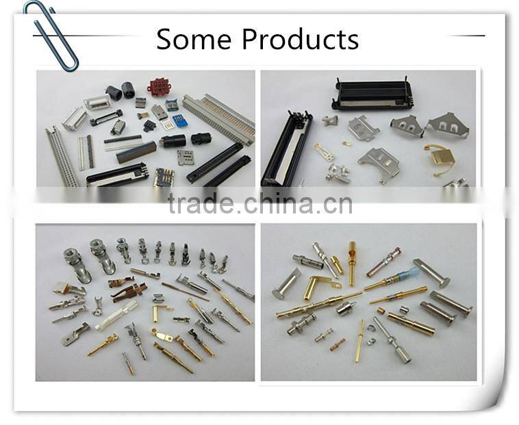 OEM high precision electrical connectors types from dongguan supplier