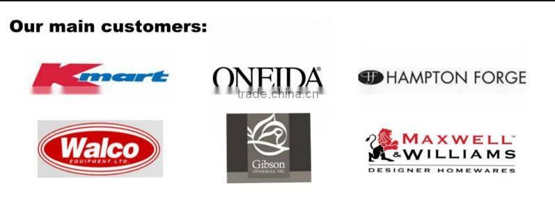 2016 stainless steel cutlery set with plastic handle