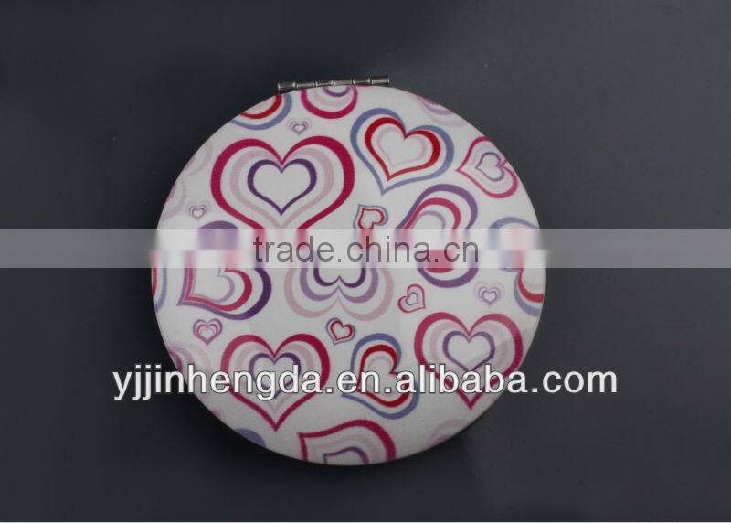 round shape fashion make-up mirrors