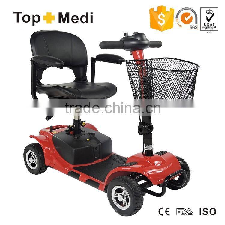 Lead Acid Folding Mobility Disabled Scooter with CE approval/silla de ruedas electrica scooter