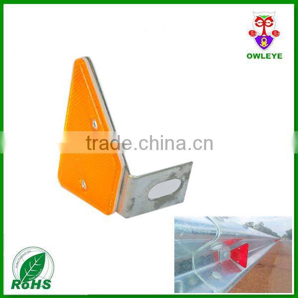 Single Sides Guardrail Refletor, trapezoidal Guardrail Delineator,highway delineator