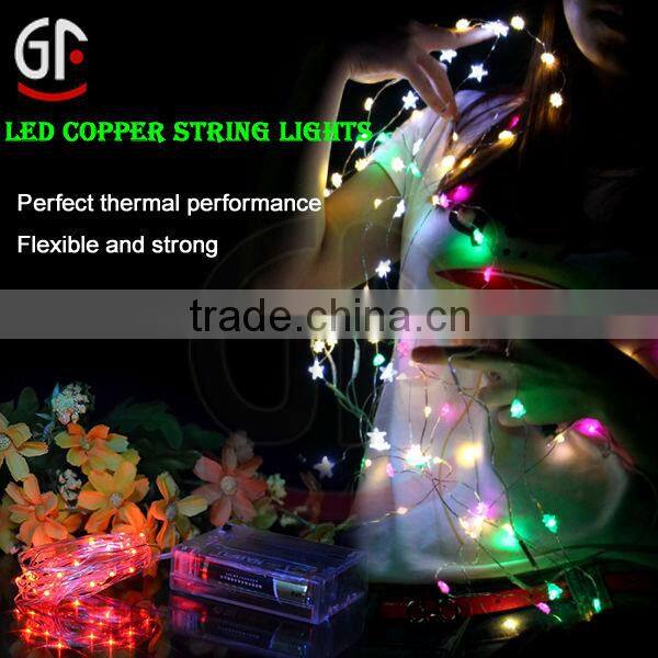Home Battery Operated Yellow Micro LED String Lights