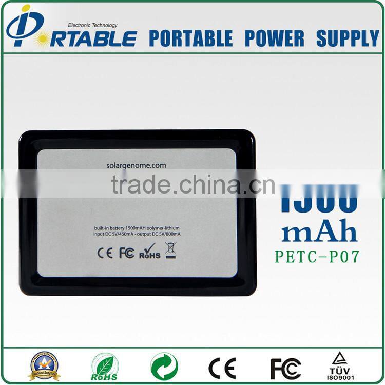 Mobile Power Bank support custom External Battery 2000mAH Power Bank Led