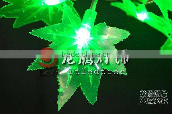 Maple leaf christmas led tree lighting