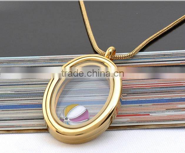 stylish locket,cheap oval shaped necklace locket,eco-friendly gold locket