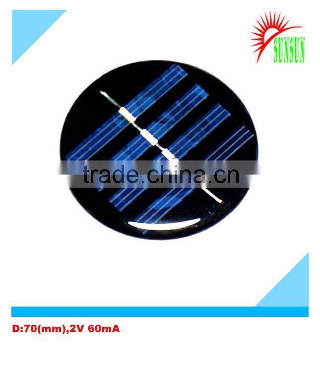 Epoxy PET 9V Mini Round solar panel