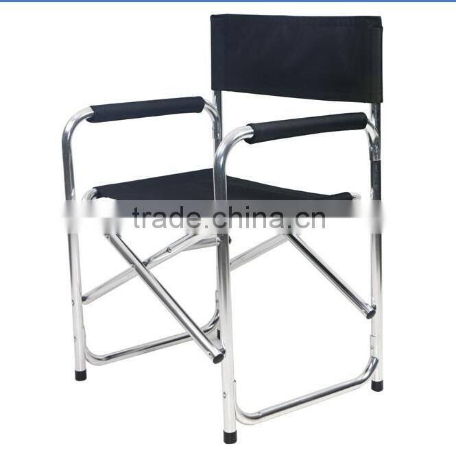 Lightweight aluminum fishing chair high seat folding beach chair