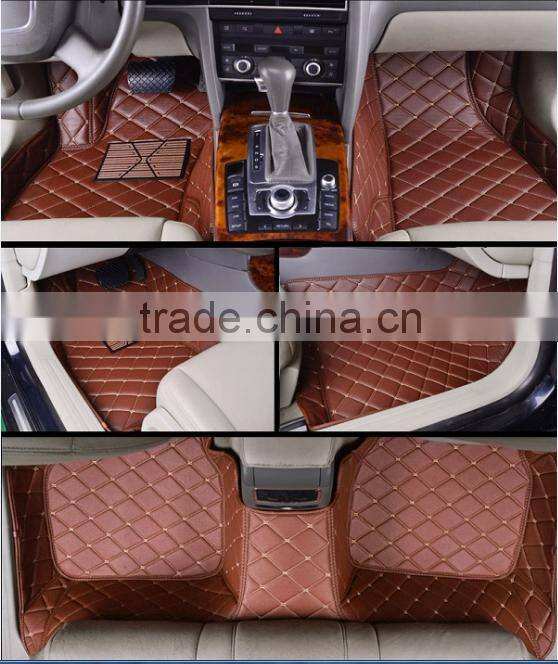Carpet car floor mat,car mat with pvc wire coil ,cheap and non slip car universal mats