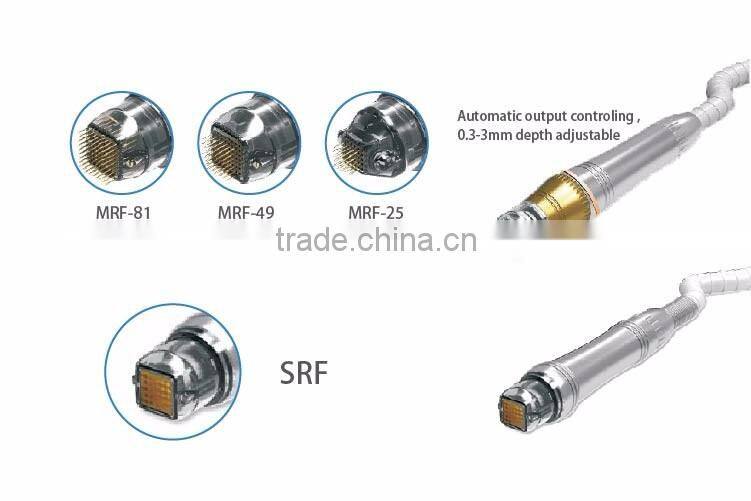 Easy to delegates ergonomically stretch mark radiofrequency machine for skin tightening