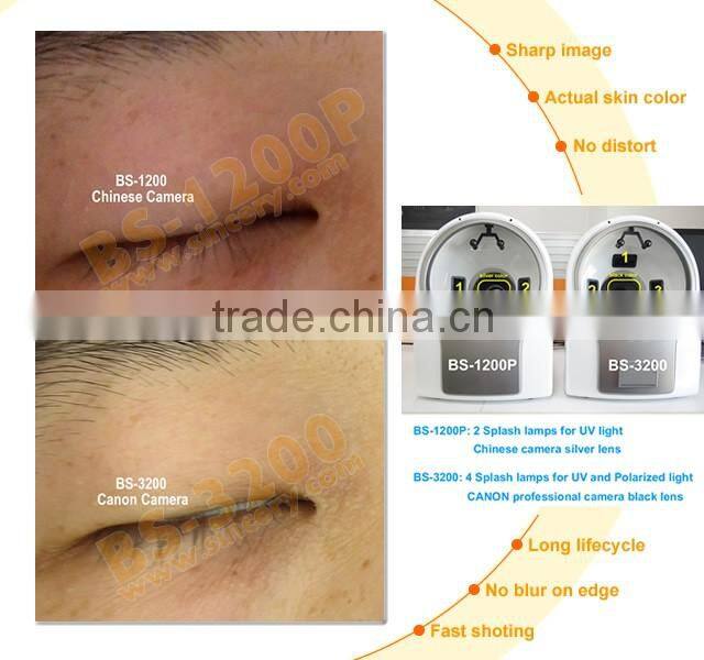 BS-3200 magic mirror 3d facial skin analyzer with camera beauty salon machine