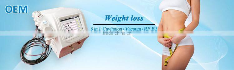 Hot 5 treatment handles Cavitation RF Fat lost machine for beauty salon use