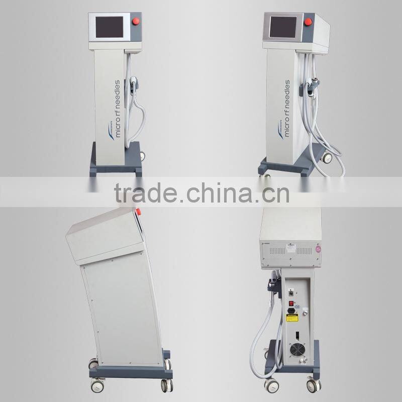 High quality fractional rf skin lift wrinkle removal machine, 8-inch LCD touch screen, multiple treatment tips